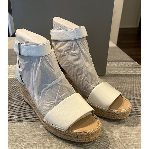 Franco Sarto Womens Clemens Jute Wrapped Espadrille Wedge Heel Sandals -10 - Picture 2 of 8